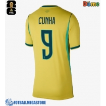 Fotballdrakt Dame Brasil Matheus Cunha #9 Hjemmedrakt VM 2026 Kortermet